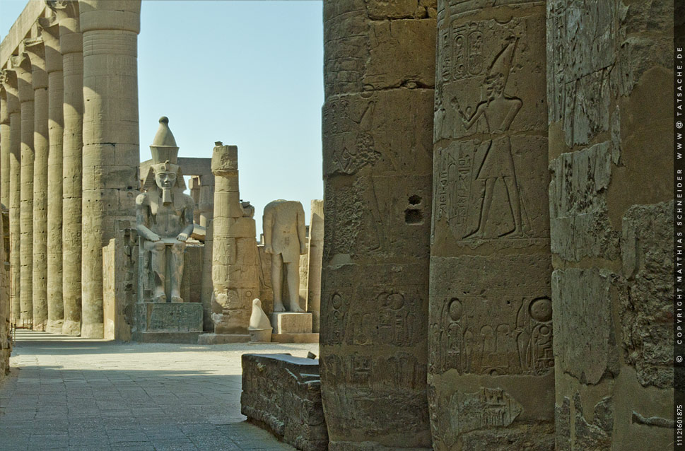 Fotografie Matthias Schneider 11121601875 Vorplatz zur Tempelanlage von Luxor